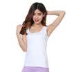 Antarctic Lady Vest Threaded Bowed Breathable Colorful Sling Vest Lace Shirt White M