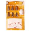 Sanneng Cake decorating mouth Baking tools Medium size 6pcs SN7019