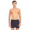 Three guns men &39s cotton Arrow pants cotton yarn - dyed home leisure men&39 s shorts deep blue grid 2XL