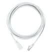 Haile HT-512-2M Six Category Cable Extension Cable Gigabit Broadband Network Extender Pure Copper Public Connection Cable 24AWG White 2m