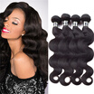 Amazing Star Brazilian Virgin Hair Body Wave 4 Bundles Good Quality Human Hair Extensions Body Wave Hair Bundles Soft&Bouncy