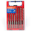 WORKPRO W124025N 8-piece hammer drill set two pit two tank impact drill bit through the wall cement drill concrete drill drill b