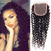 Malaysian Curly Hair Closure 7A Virgin Human Hair Lace Closures Malaysian Curly Closure 1pc Only 8-22inch Bleached Knots