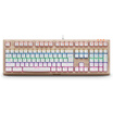 Rapoo V510S mixed color backlit game mechanical keyboard eat chicken keyboard backlit keyboard game keyboard esports keyboard golden green axis