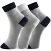 Jingdong supermarket red beans hongdou socks men socks business casual cotton socks solid color stitching four seasons in the tube socks H7W029 three pairs of uniforms