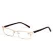 Love LianSan reading glasses men&women brand full frame leisure glasses resin lens hyperopia old light mirror 011 400 degrees Ya black