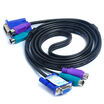 Sanbao SANBAO SKV-A105 KVM three parallel PS2 mouse keyboard VGA cable KVM switch cable dedicated line male to public 15 meters