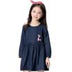 Cappuccino Cowboy Long Sleeve Dress Spring & Autumn England Design Long Sleeve Princess Dress E051A150