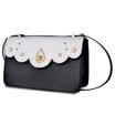 Per degree MEIDU ladies shoulder bag sweet lace wild Messenger bag trend packet MWB160676 black with white