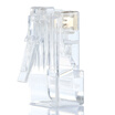AMPCOM engineering network of the first six types of pure copper-plated wire mesh RJ45 Gigabit Ethernet cable connector 30U gold-plated 100