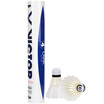 WACKER Victor Victory Spike MX-7600U Badminton Rack 3U All-Carbon One-Piece White Blue Threaded Grap