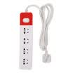 Morning light M & G AEA98641 single row four combination hole total control power socket plug plug panel board line 18 meters