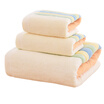 Jingdong supermarket Yong Liang towel home textiles cotton color square towel towel towel three sets of yellow