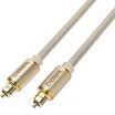 Akiara CHOSEAL fiber optic cable high-fidelity square digital optical fiber audio line earth Hao gold series 2 m DH517T2