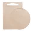 Arsto Husk Wheat Fiber Cutting Board Infant Baby Food Supplement Cutting Board Husk Case Thickened Square Round Two-piece Set