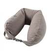 FOOJO Japanese-style U-pillow neck pillow nap pillow brown color stripes