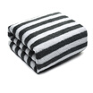 Large bed DAPU towel home textiles category A bath towel 32 Xinjiang Avati bath towel color yarn yarn yarn striped cotton towel light gray 530g Article 70 140cm