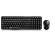 Rapoo X1800S Wireless Mouse Keyboard Set Wireless Keyboard Mouse Set Wireless Keyboard Set Computer Keyboard Laptop Keyboard Black