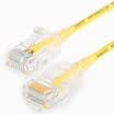 Shanze SAMZHE SZW-2100 super six types of thin diameter CAT6A high-purity oxygen-free copper jumper 8-core twisted pair high-speed ultra-6 type RJ45 network cable 10 meters yellow