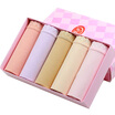 Jingdong supermarket Langsha underwear ladies stretch cotton underwear lace pure color cotton briefs five gift box 165 XL