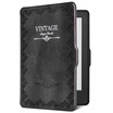 Natusun fit Kindle 558 version of the protective cover shell retro magic book series new Kindle e-book dormant leather gray