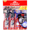 Colgate 4 special charge prepared long carbon toothbrush × 2 double-effect Hyun white toothbrush × 2