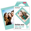 Fuji FUJIFILM INSTAX an imaging camera MINI photo paper film sky blue