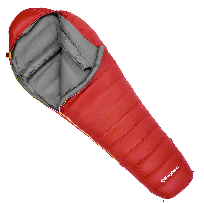 Kill KingCamp Down Sleeping Sleeve Outdoor Adult Windproof High Heat Boost Mummy Compression Small Volume 13kg-21 ℃ KS8003 Crimson