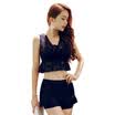 YMS Lady swimwear overall Cover the belly Small chest gathers bikini hot spring swimsuit