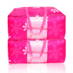 Sheng silk is still goods storage finishing bag clothing quilt storage bag visual 2 pieces of pink sun flower 85L
