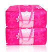 Sheng silk is still goods storage finishing bag clothing quilt storage bag visual 2 pieces of pink sun flower 85L