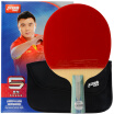 Double Happiness DHS 5 star double-sided anti-fat table tennis straight shot arc combined fast break table tennis racket A5006 single shot film sets