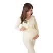 Pigeon Mommy Maternity Clothes Postpartum Feeding Yogurt Lactating Underwear Set B7048 Yellow XL
