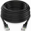 Shanze SAMZHE SH-1200 high-speed ultra-five CAT5e network cable 100 Gigabit network cable computer network jumper super 5 class finished cable black 20 meters