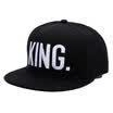 Jingdong supermarket Ai Ke baby IKEWA BQM047HEI Korean hat baseball cap tide men&women models spring&summer flat along the hat letters sun sun hat embroidery hip hop black
