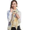 MSEK WSJ171965 scarf female Korean version of the scarf four seasons wild shade beach towel big shawl yellow