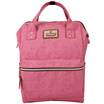 SVVISSGEM Shoulder Bag Fashion Light Casual Backpack Korean Style School Women Men Middle School Student Bag Travel Bag Flat iPad Bag SA-9925C Snowflake Pink