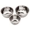 American kitchen maxcook stainless steel pots bucket three-piece set of MCWS-3&noodles with vegetables mixed salad salad seasoning pots