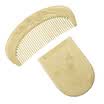 Palace Court carved half moon-shaped boxwood combs square mirror set birthday gift gift box packaging JY8-5