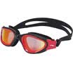 Li Ning LI-NING goggles men&women anti-fog waterproof high-definition swimming glasses large box coated swimming goggles adults comfortable LSJL627 black&red