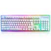 ViewSonic KU310 mechanical feel the game keyboard rainbow version of the RGB rainbow 19 key no red