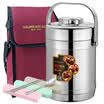 Golden Key GOLDEN KEY insulation pot 20L straight anti-overflow vacuum 304 stainless steel GK-Z2000T
