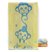 Jingdong supermarket Xin brand towel home textiles naughty monkey green bamboo fiber child towel 6 red blue 24 48cm