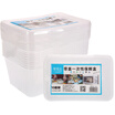 Jingdong supermarket Ogilvy & Mather clean disposable lunch box square transparent plastic packing box 10 with lid 1000 ml