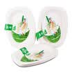 Jingdong supermarket according to empire EDO disposable paper bowl cake barbecue painting plate rectangular plate picnic tray can be degraded 30 loaded ST0009