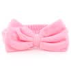 Excellent home UPLUS pink flannel bow wash makeup make-up hair band hair hoop towel sports belt elastic design