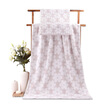 Jingdong Supermarket Xin brand towel home textile cotton pattern years elegant three-dimensional jacquard towel towel towel two sets of lavender