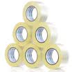 Deli 30207 transparent sealing tape 48mm 150y 137 meters 6 volumes tube