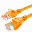 Shanze SAMZHE high-speed ultra-five CAT5e class cable network 100 Gigabit network cable computer network jumper over 5 categories of finished cable yellow 5 meters YL-505