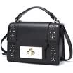 Aokang lady handbag small square bag Messenger bag casual shoulder bag female bag Korean version of the wave 8615301083 gray